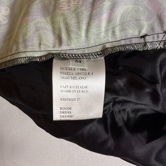 L Double J | Size M | Boom Green Floral Floor Length Gown w/ Pockets | ($1,150) - Picture 9 of 11